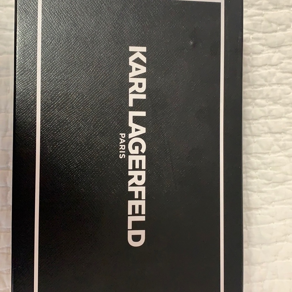 Karl lagerfeld nude leather pumps